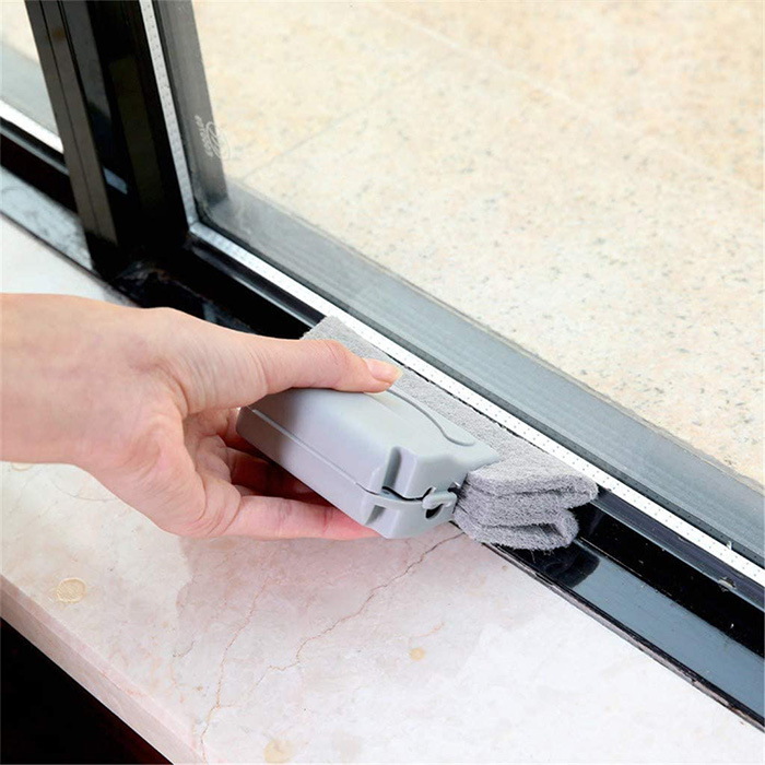3x Spazzola per pulire le finestre e le fessure - WindowCleaner -  Elefantico- Approfitta delle grandi offerte!