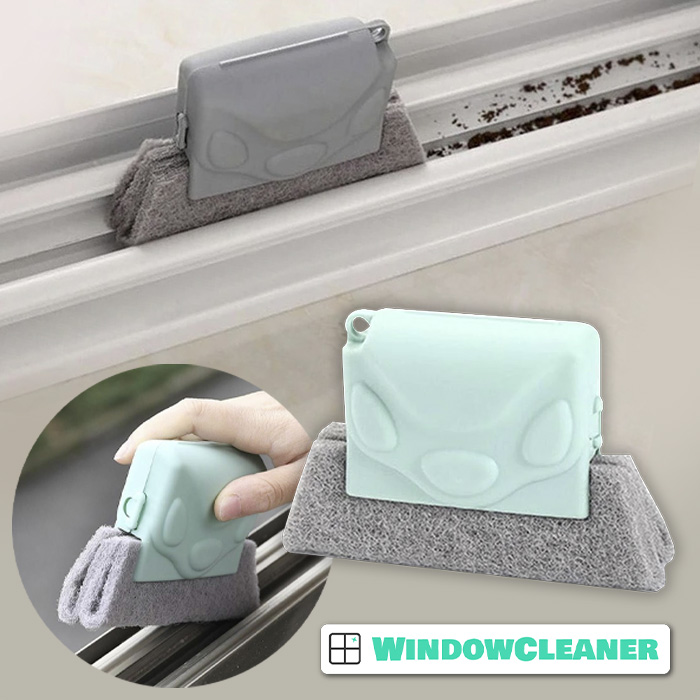 3x Spazzola per pulire le finestre e le fessure - WindowCleaner